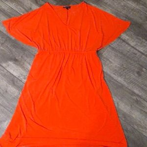 Coral dress with pockets!!!